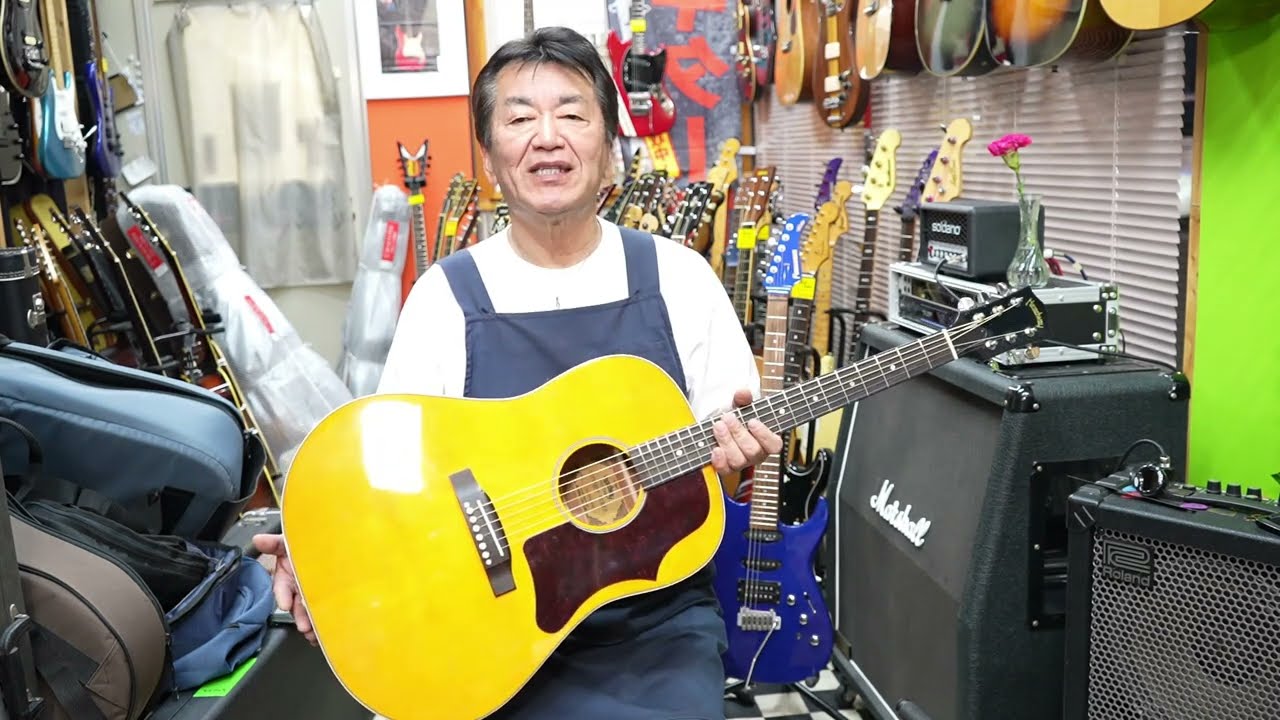 Headway HJ-45S トップ単板モデル 生産終了品 - YouTube