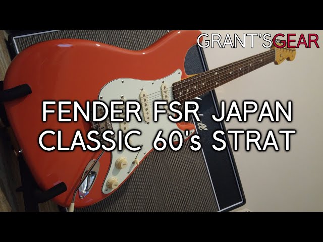 Fender FSR Japan Classic 60's Strat Review - YouTube