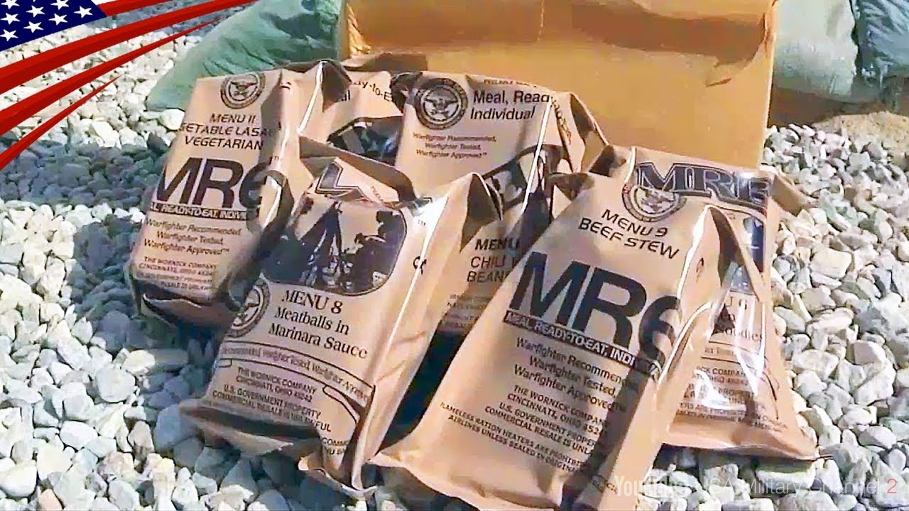Military Meals] Introducing the US military combat rations MRE