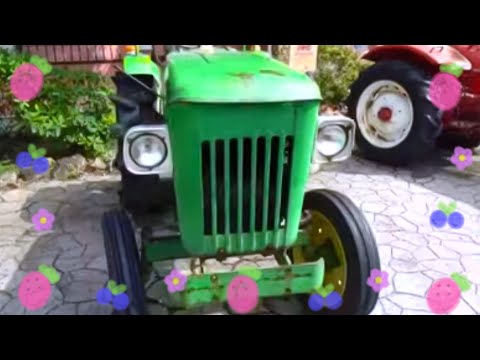 静かに佇む 古い昭和の【全農トラクター】ヤンマーYM2000形 ジョン