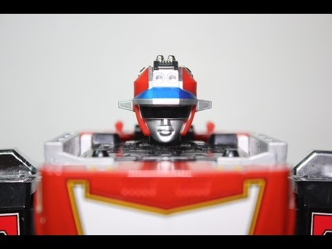 DX TurboRobo review 高速戦隊ターボレンジャー ターボロボ - YouTube