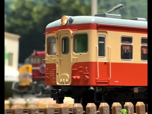 トラムウェイのキハ20を衝動買いしてタタミ一畳レイアウトで遊びます