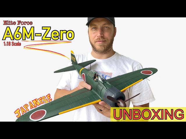 1:18 Japanese Zero (A6M) Elite Force UNBOXING! - YouTube