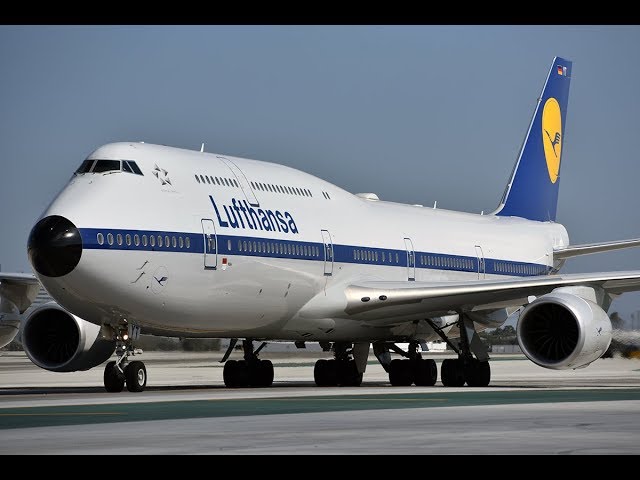 Lufthansa 'Retro' Boeing 747-830 [D-ABYT] at LAX - YouTube