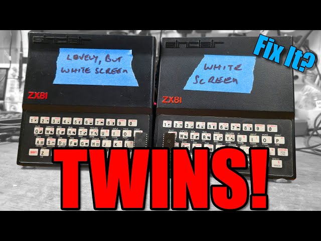 Double ZX81 Repair: The White Screen Mystery - YouTube