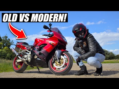 How Does The 1999 Kawasaki ZX-9R Compare To Modern Bikes? - YouTube