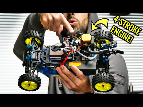 RC BUGGY WITH REAL 4 STROKE ENGINE - YouTube