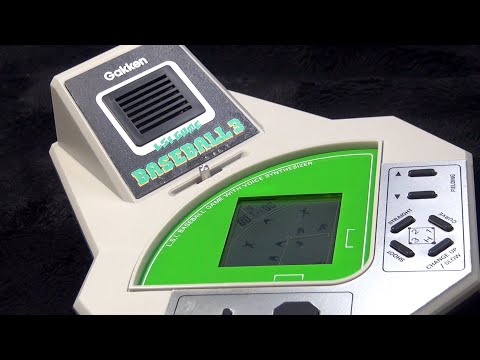 レトロ 電子ゲーム】学研ベースボール3 音声 ボイス 野球 スポーツ