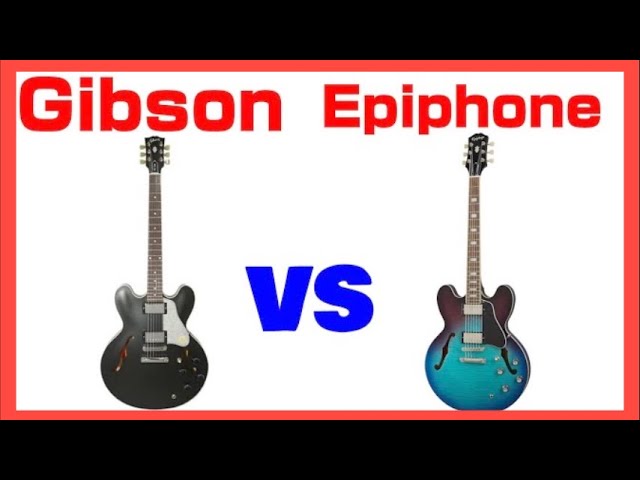 同じセミアコなのに全然音が違っててヤバい…Gibson VS Epiphone ES-335