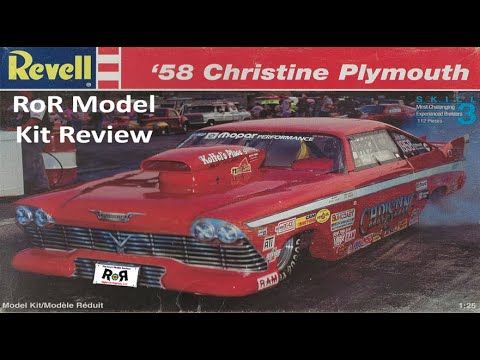 1958 Christine Plymouth Pro-Mod 1:25 Scale Revell 7350 -Model Kit