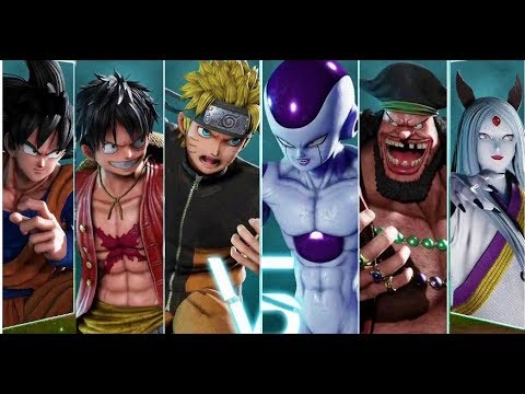 ジャンプフォース - ナルト、ルフィ、孫悟空VSフリーザ、マーシャル・D