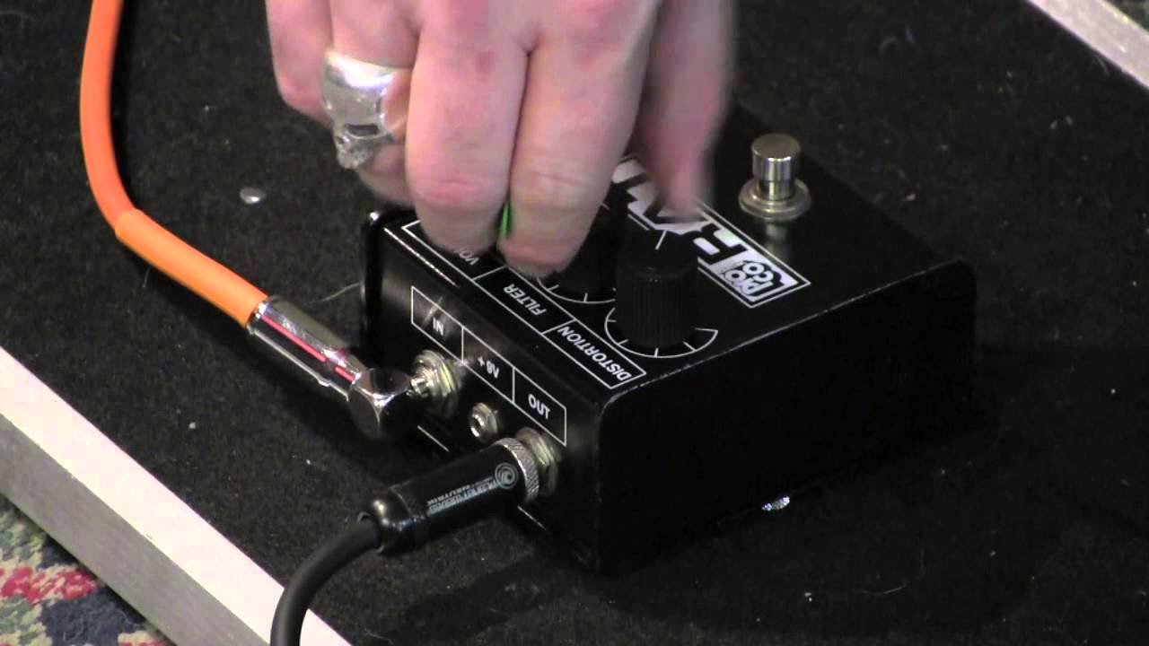 Vintage ProCo RAT Whiteface smallbox guitar pedal demo with ES-335