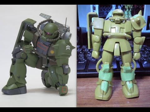 Gunpla] 1/144 MSV Mobile Suit Variation Zaku Minelayer [Old Kit