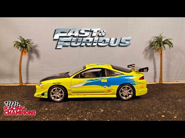 Brian's Eclipse The Fast And The Furious 1/18 ertl joyride - YouTube