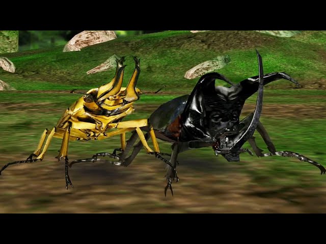 ムシキングバトル 合虫ガッツ オニティグリス・ピーラー (オウゴンオニ