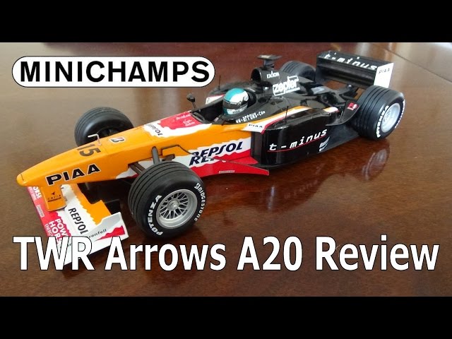 Minichamps Review, Arrows A20 1/18 (1999) - YouTube