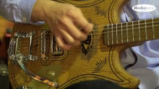 池部楽器店】BLAST CULT Magic 13 Guitar w Bigsby Oak Deity - YouTube