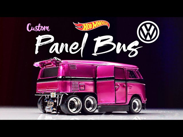 Volkswagen T1 Panel Bus Custom Hot Wheels Build - YouTube