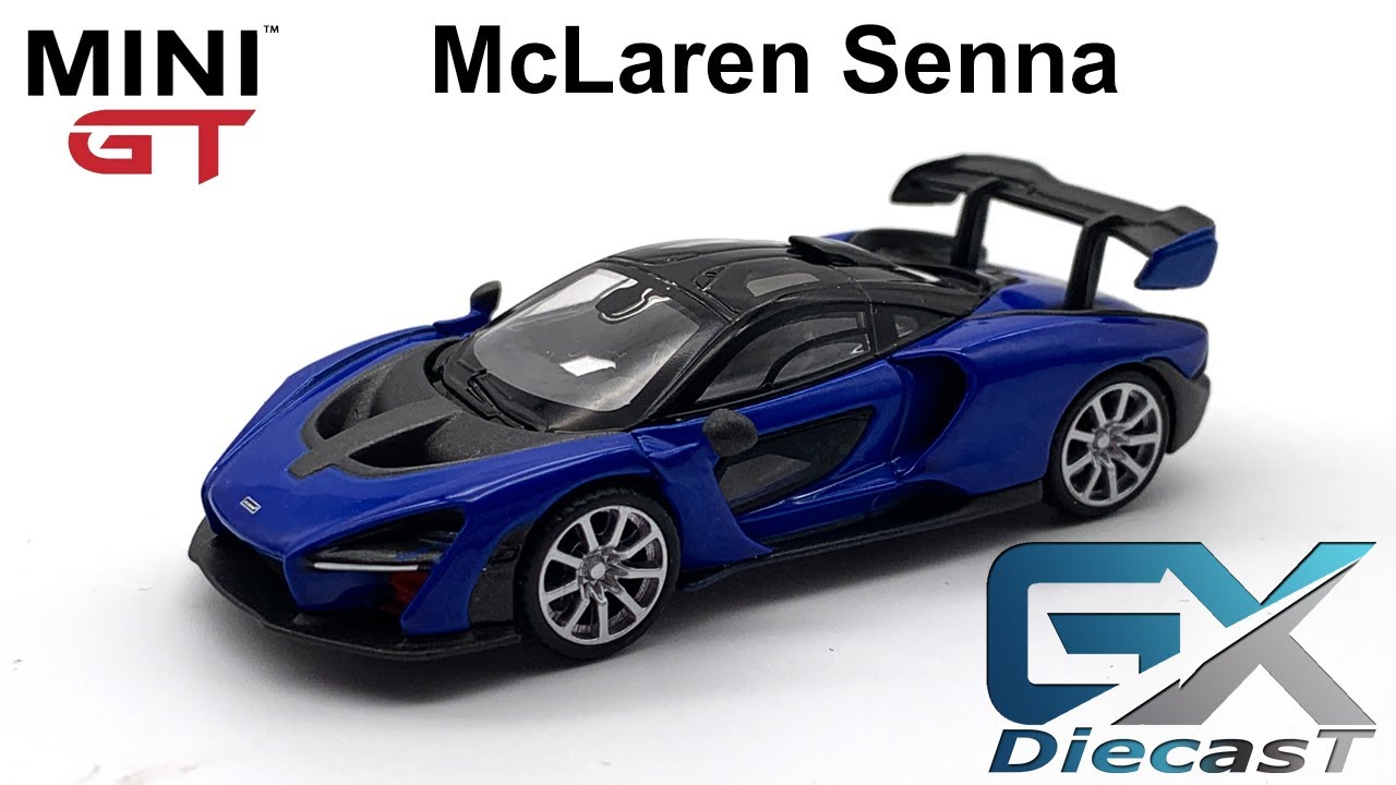 1/64 MINI GT McLaren Senna (Antares-Blue) - YouTube