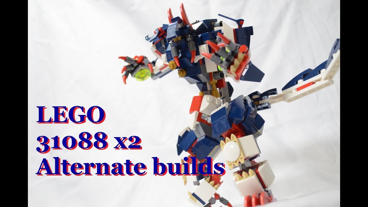 LEGO 31088 x2 組み替え【ロボット】/Alternate builds【mech】 - YouTube