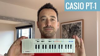 Unboxing and reviewing the Casio PT-1. The piano that started it