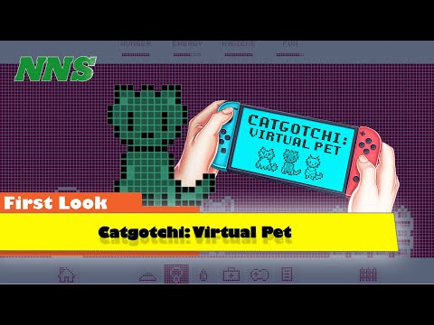 First Look At Catgotchi: Virtual Pet On Nintendo Switch! - YouTube