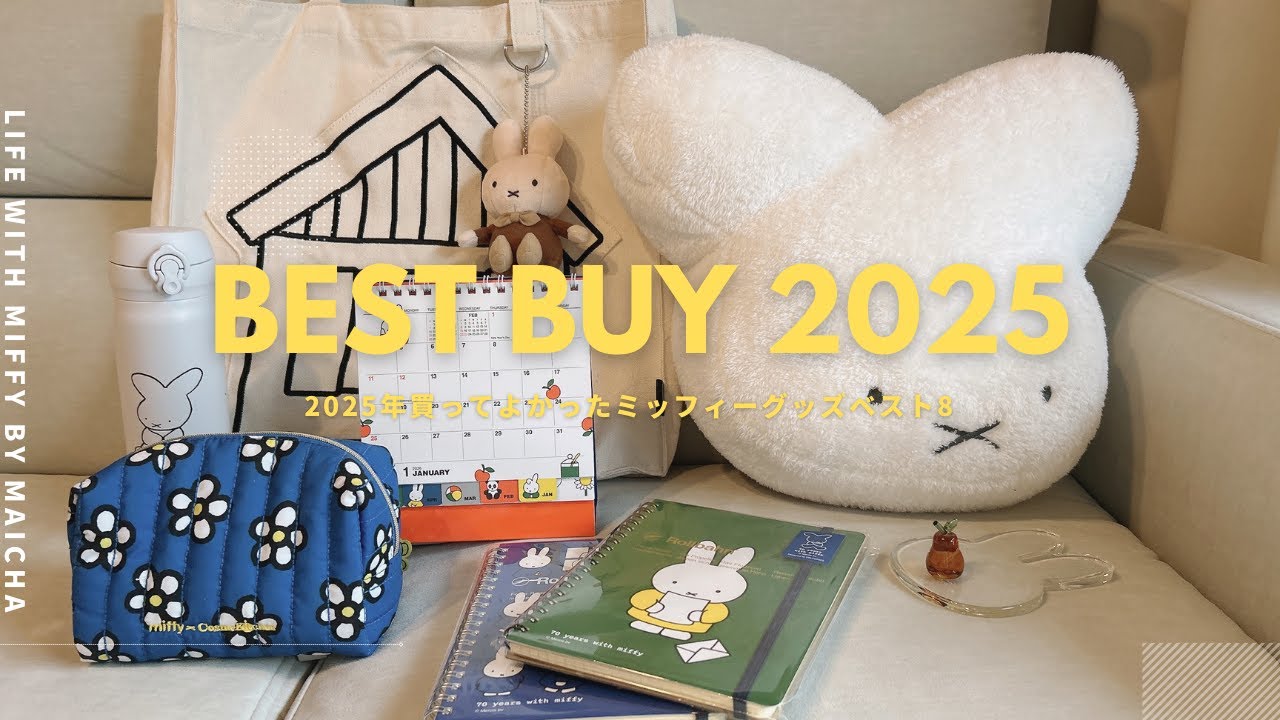 BEST BUY】8 wonderful Miffy items I bought in 2025 🐰🤍 | interior