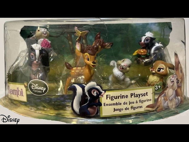 Disney Store Bambi Figures Set Review! - YouTube