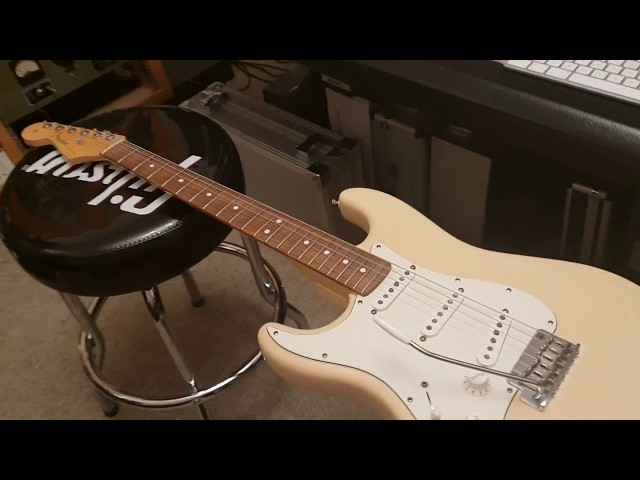 2008 USA FENDER AMERICAN STRATOCASTER LEFTY WHITE LH LEFT HANDED