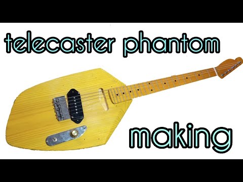 ベンチ用の木材からテレファントム作成 making phantom telecaster