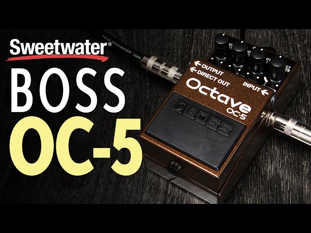 BOSS OC-5 Octave Pedal Demo - YouTube