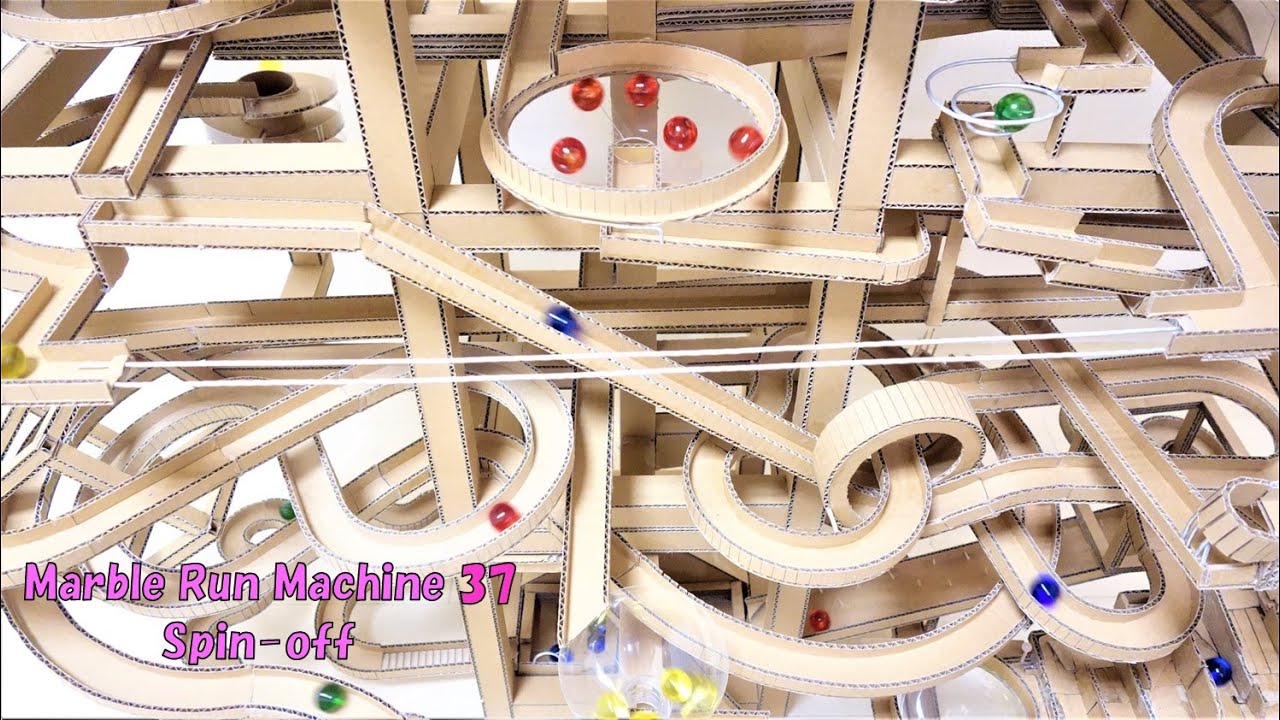 Marble Run Machine 37 Spin-Off ビー玉コースター37 スピンオフ - YouTube