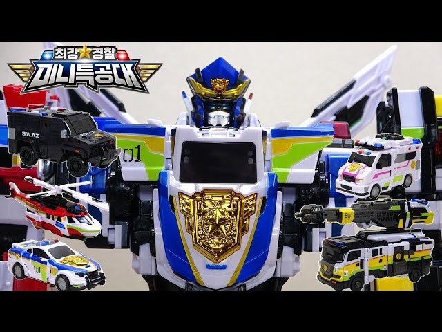 Too awesome] 5 body combination Justice Titan Mini Force Super