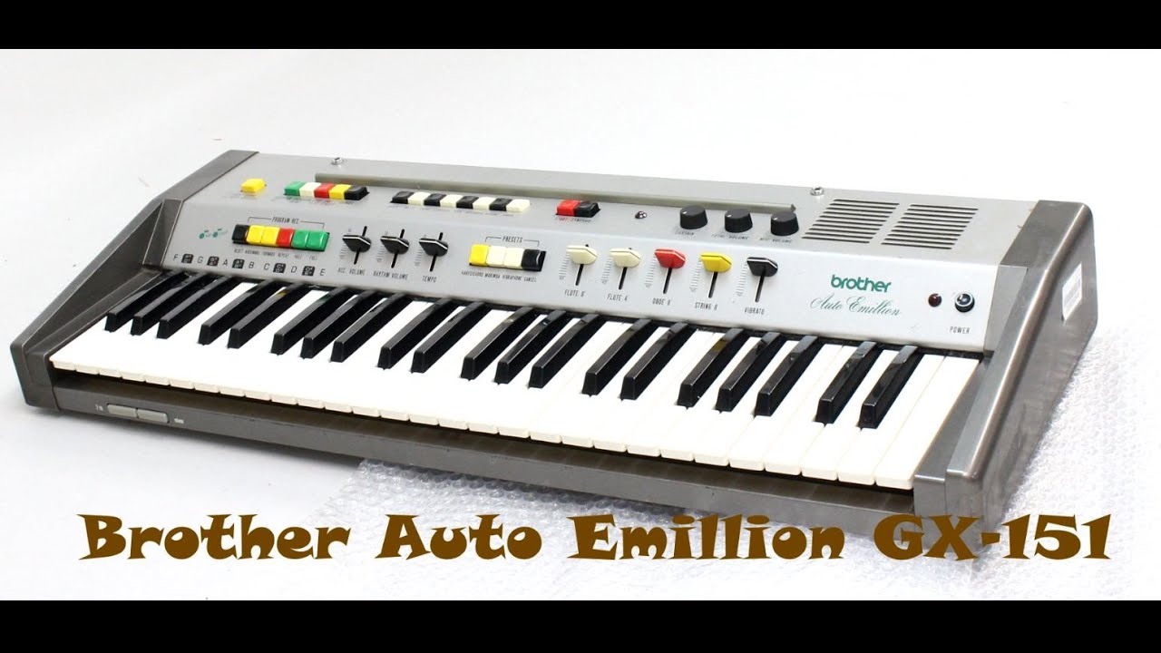 Brother Auto Emillion GX 151 - YouTube
