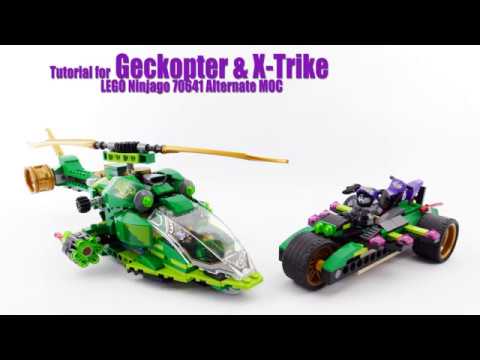 Tutorial for Geckopter & X-Trike - LEGO Ninjago 70641 Alternate