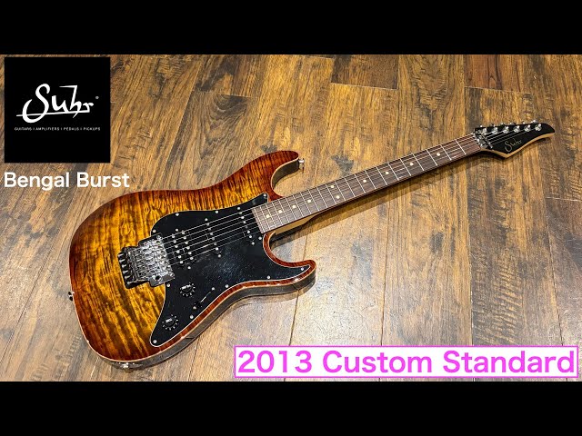 Suhr Standard Custom Bengal Burst 2013年製 - YouTube