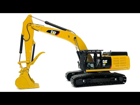 Custom Diecast Masters Cat 349FL Excavator - YouTube