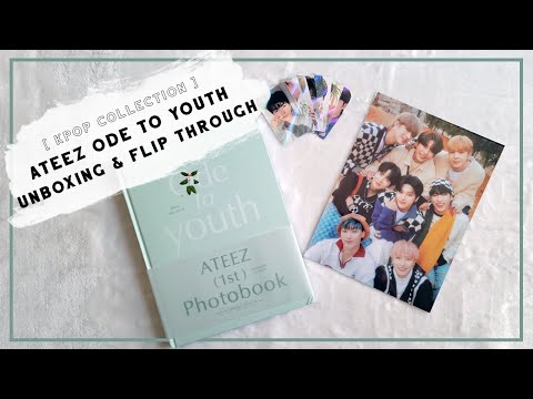 ATEEZ Ode to Youth Photobook Unboxing & Flip Through - YouTube
