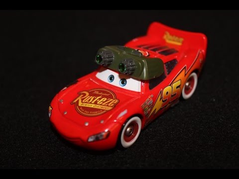 Mattel Disney Cars Night Vision Lightning McQueen with Collector