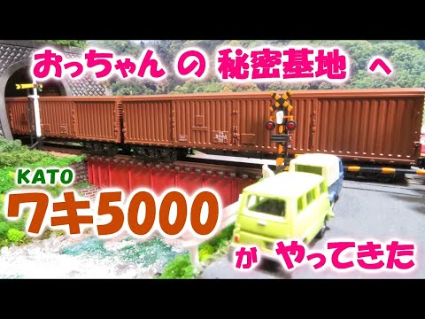 Ngauge KATO ワキ5000形 が おっちゃんの秘密基地へやってきた 2023年