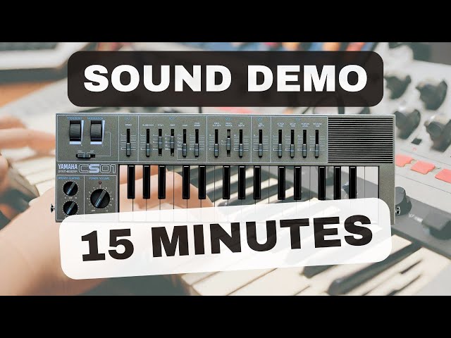 Yamaha CS01 – 15 Minutes Synth Exploration | Sound Demo - YouTube