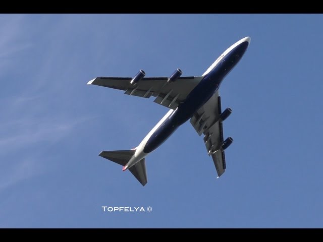 Boeing 747-400 British Airways takeoff London Heathrow Airport