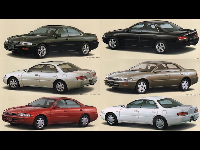 1995.3.・'93.10.＜2代目(2nd)＞前期CORONAコロナEXiVエクシヴ4ドア