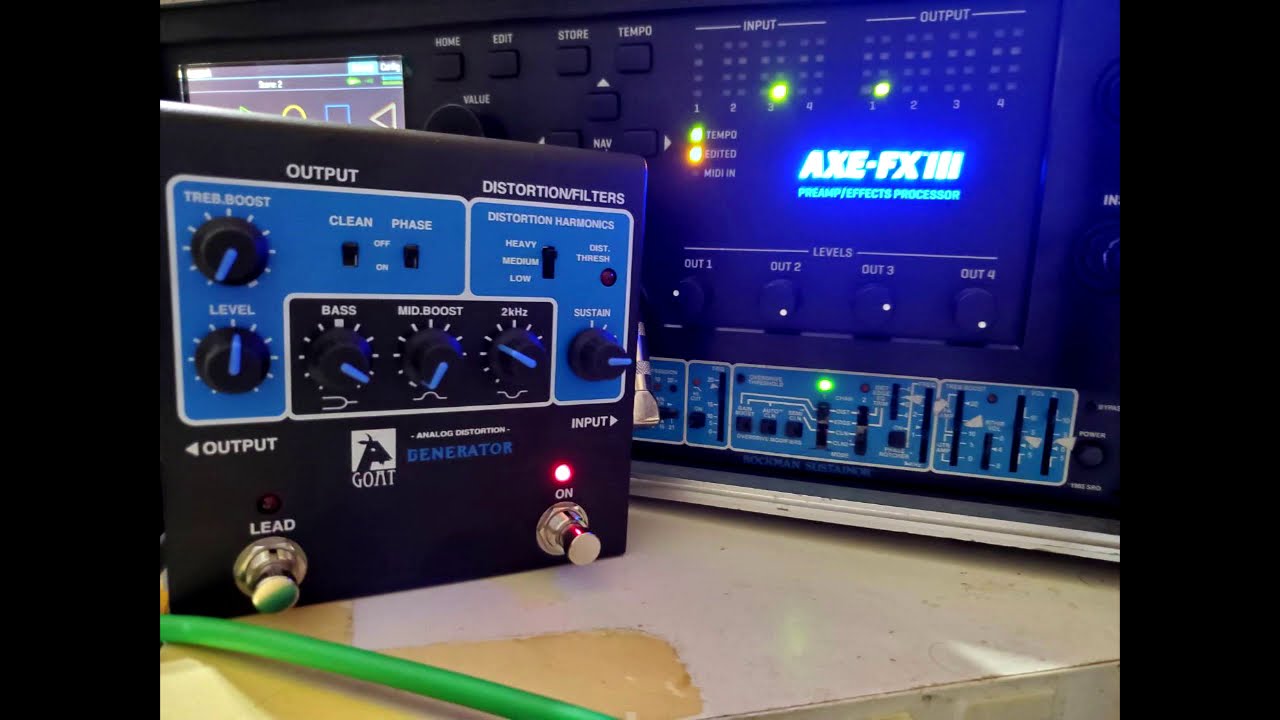 GOAT -Blue Series- GENERATOR」エフェクターレビュー！ | 魔法の箱