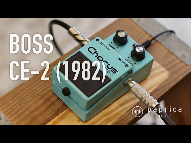 BOSS Chorus CE-2 1982 - YouTube