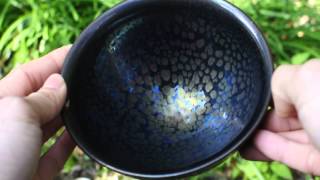 油滴天目茶碗No.033【桐箱付き・送料無料】│生楽陶苑