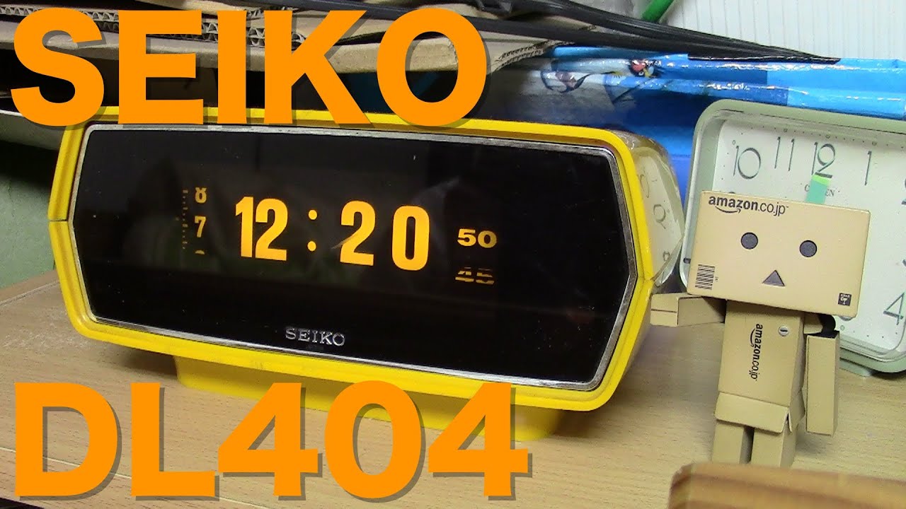 SEIKO ドラム式 パタパタ時計 - YouTube