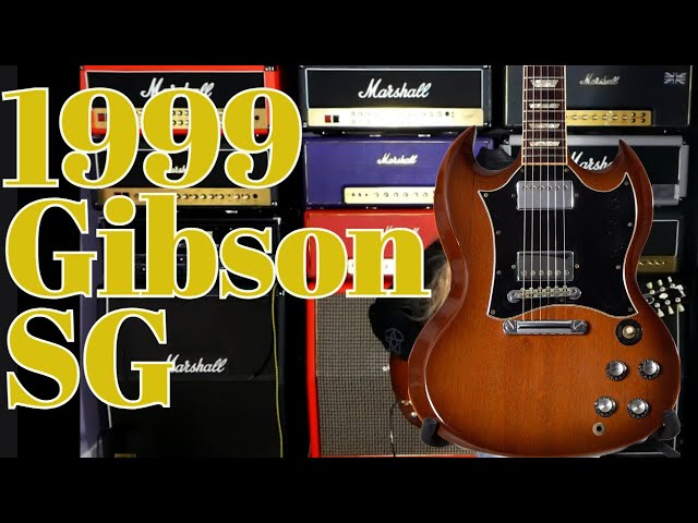 1999 Gibson SG Guitar Limited Edition demo - YouTube