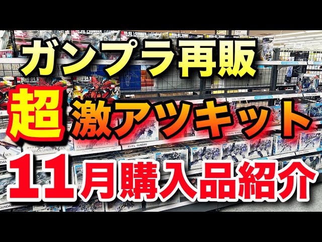 Gunpla Resale] November's hottest kit purchases! October's too