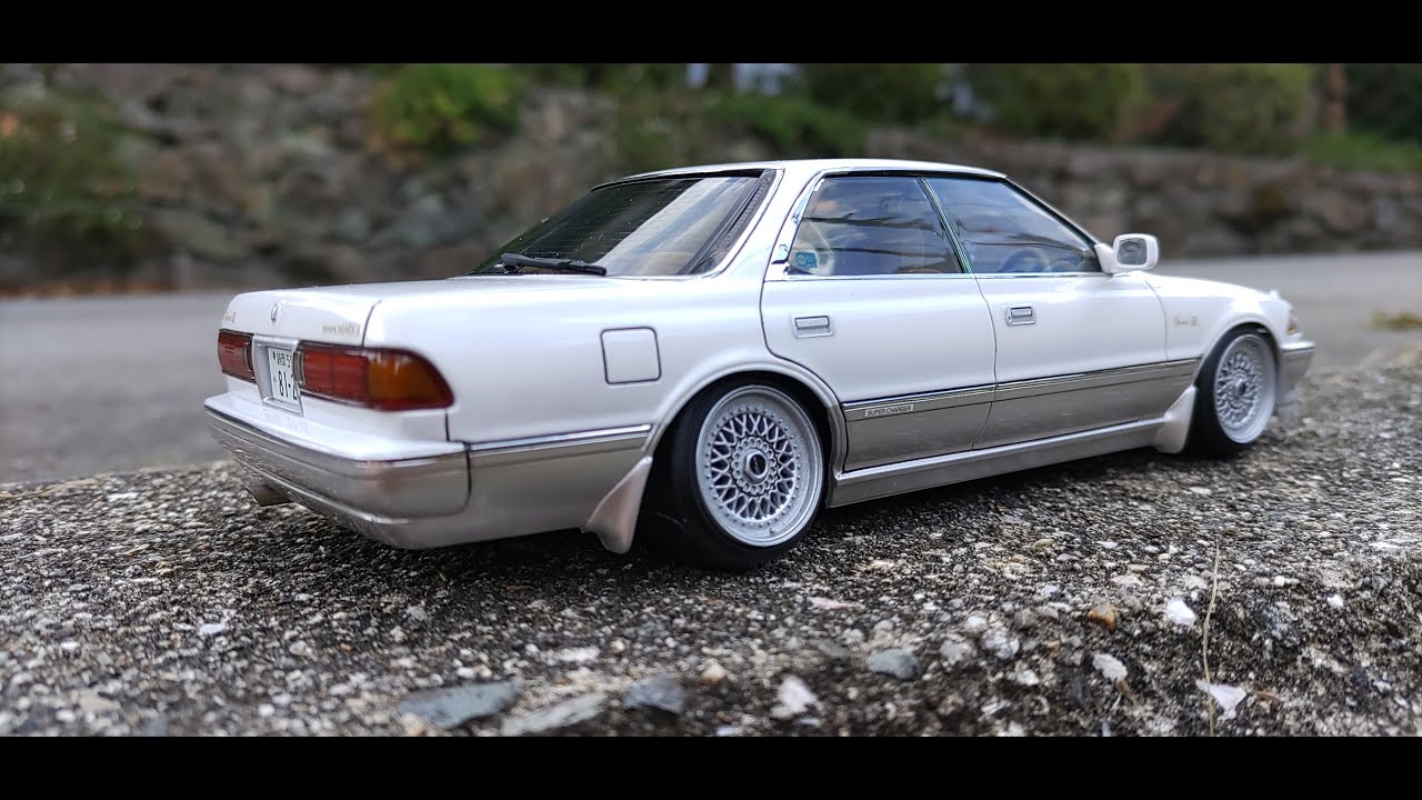 アオシマ プラモデル 1/24 トヨタ GX81 マークⅡ2.0グランデツインカム